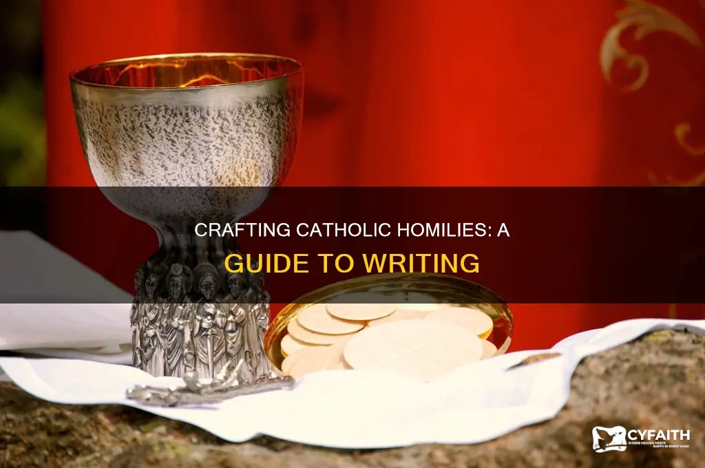 how to write a catholic homily