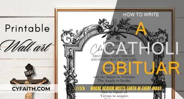 Writing a Catholic Obituary: A Simple Guide