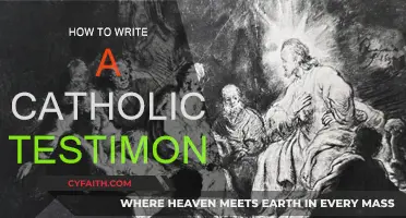 Writing a Catholic Testimony: Your Story, God's Glory