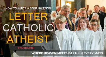 Writing Confirmation Letters for Catholic Atheists