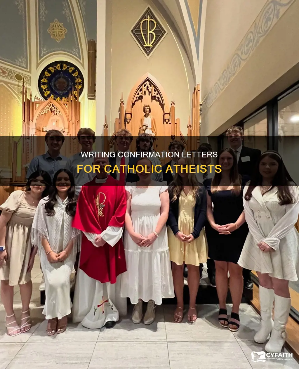 how to write a confirmation letter catholic atheist