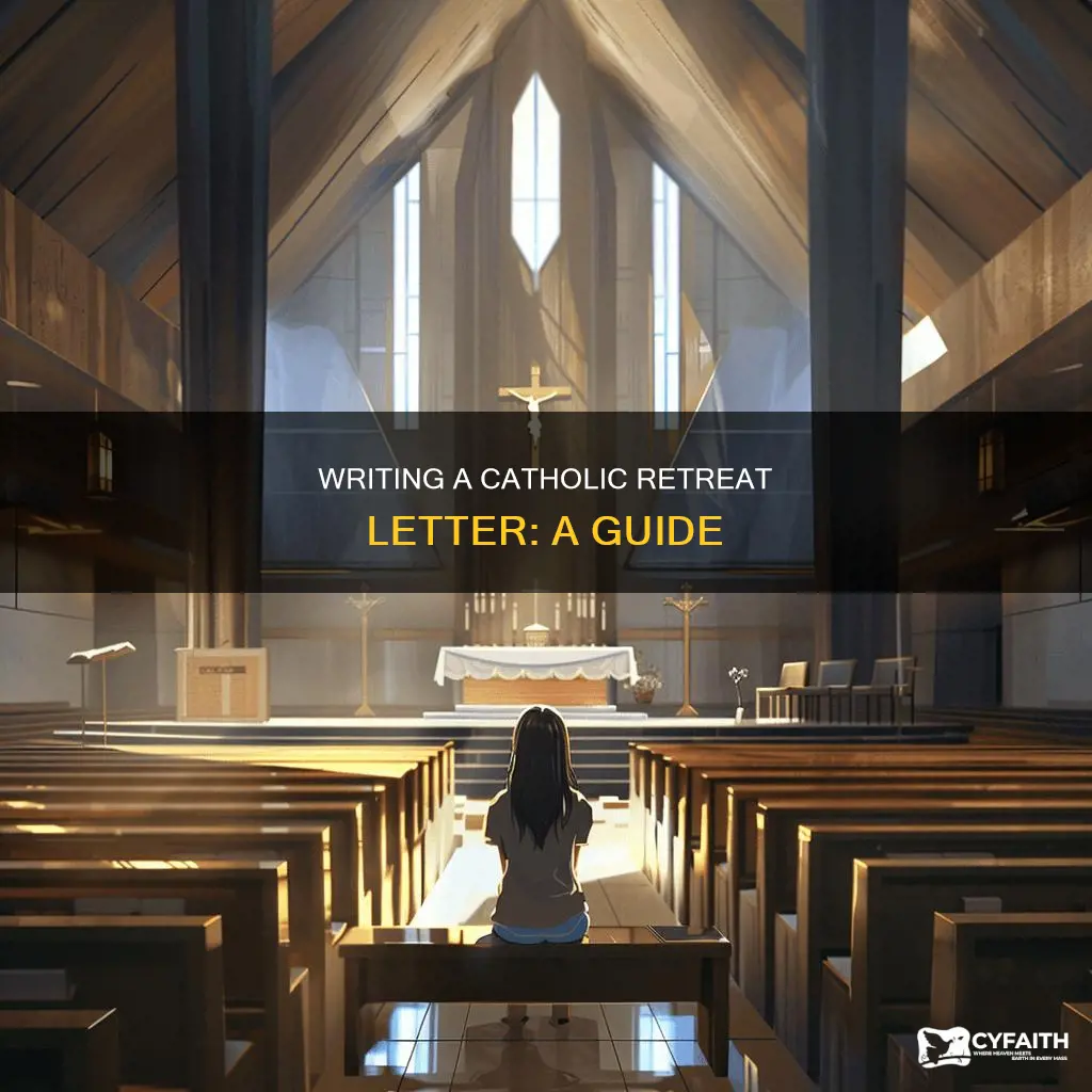 how to write a letter for catholic retreat