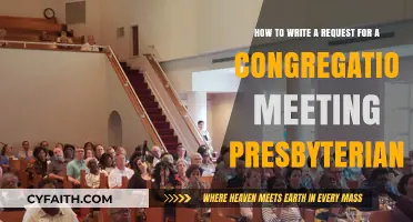Crafting a Presbyterian Congregational Meeting Request: A Step-by-Step Guide