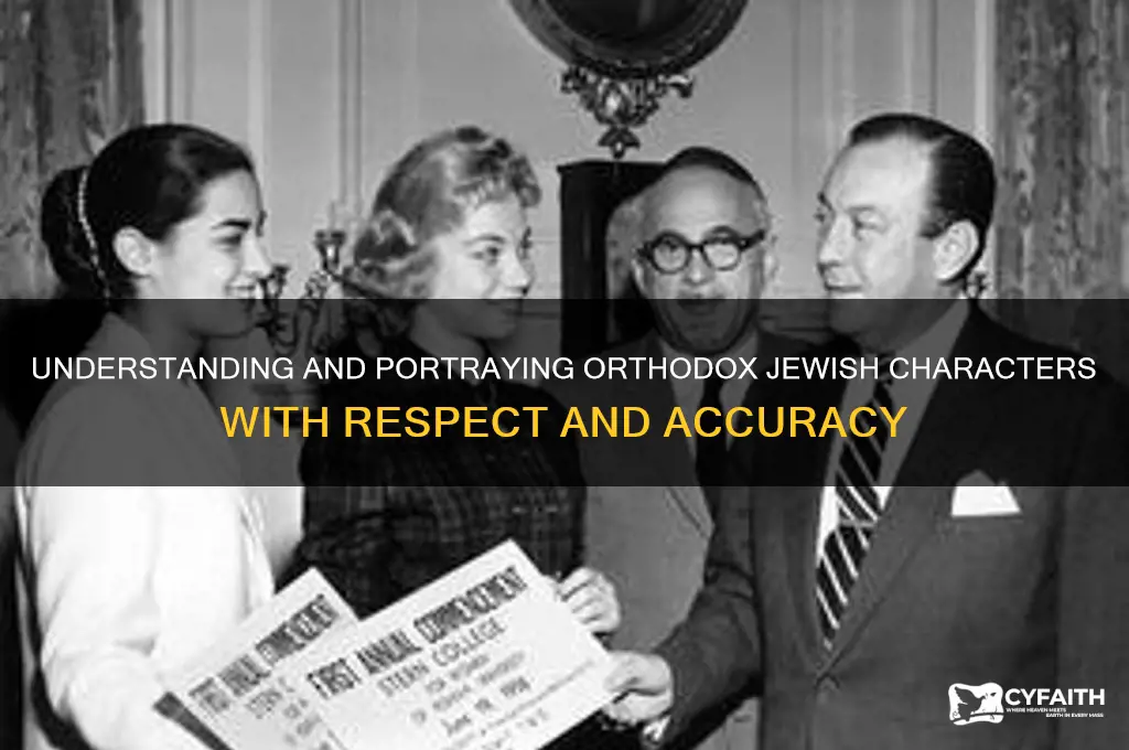 how to write an orthodox jewish person