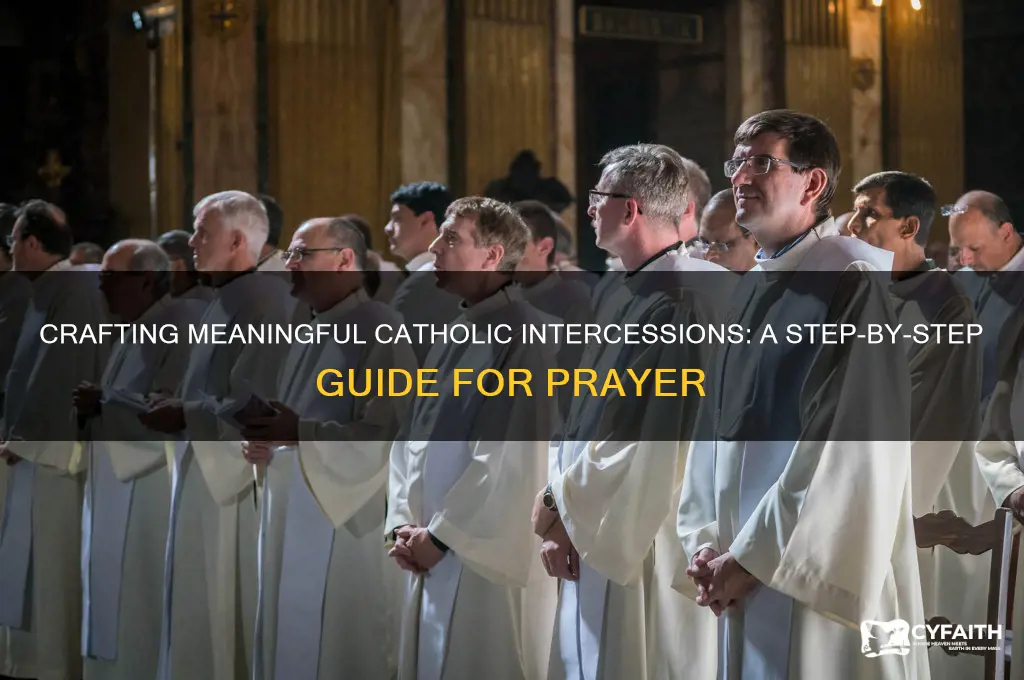 how to write catholic intercessions