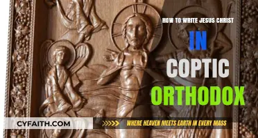 Writing Jesus Christ in Coptic Orthodox Tradition: A Step-by-Step Guide