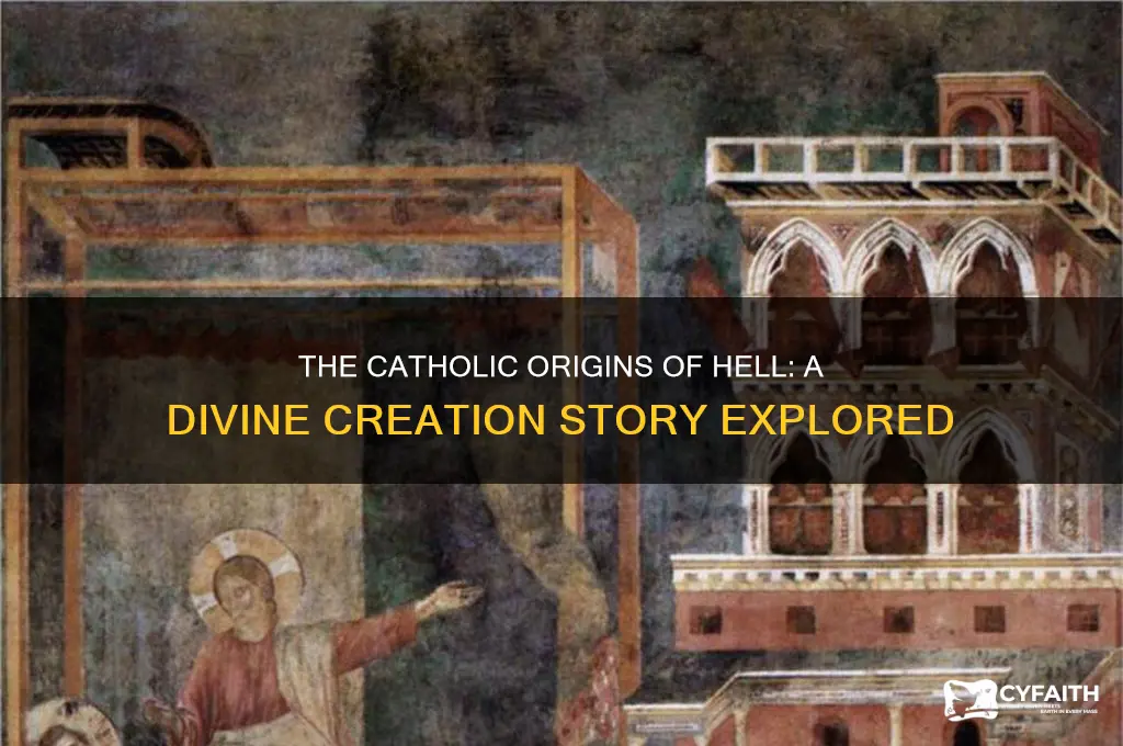 how was hell created catholic