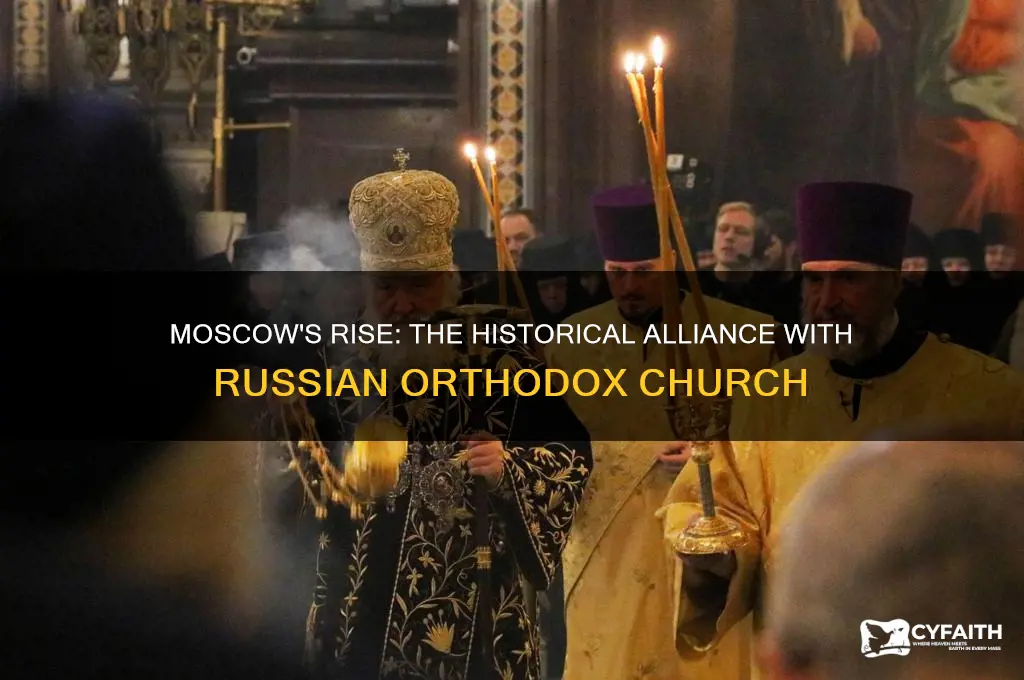 how was moscow first aligned with the russian orthodox church