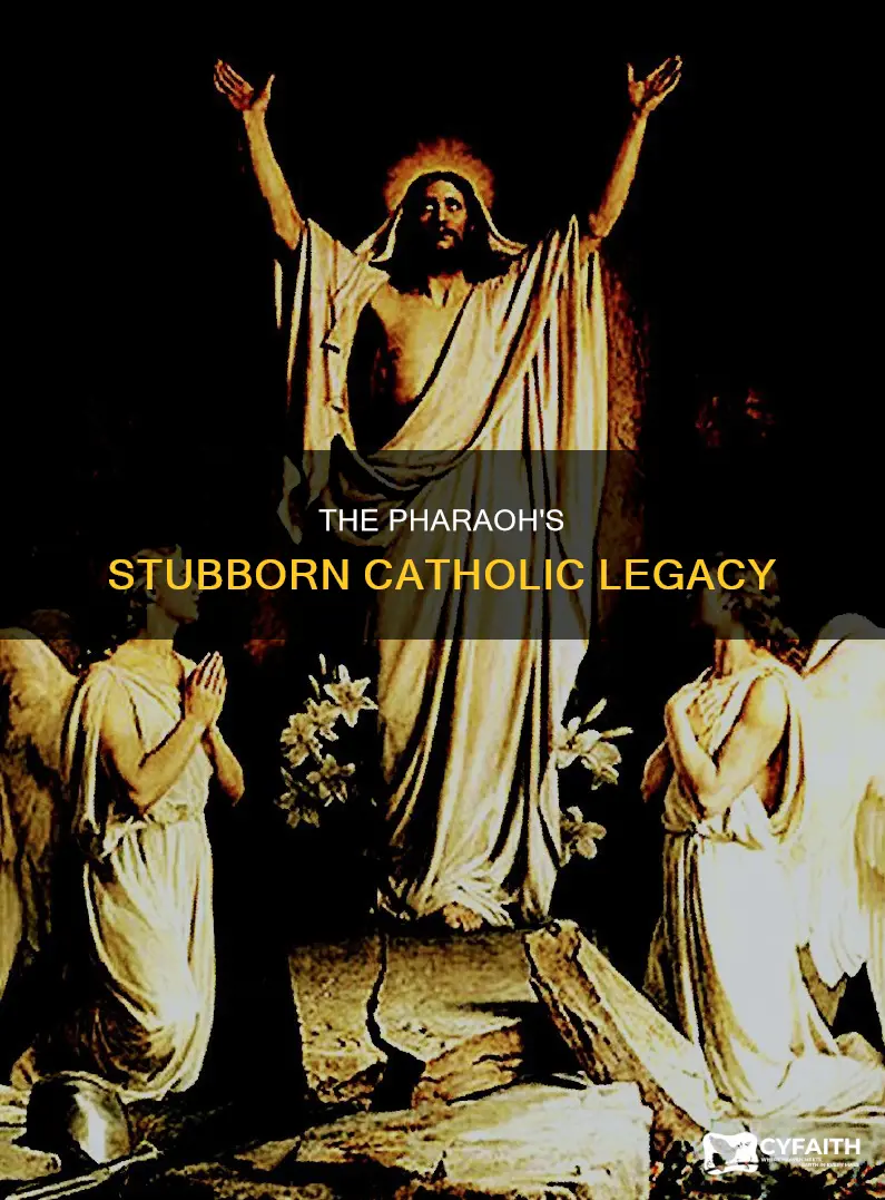 how was the pharaoh stubborn catholic