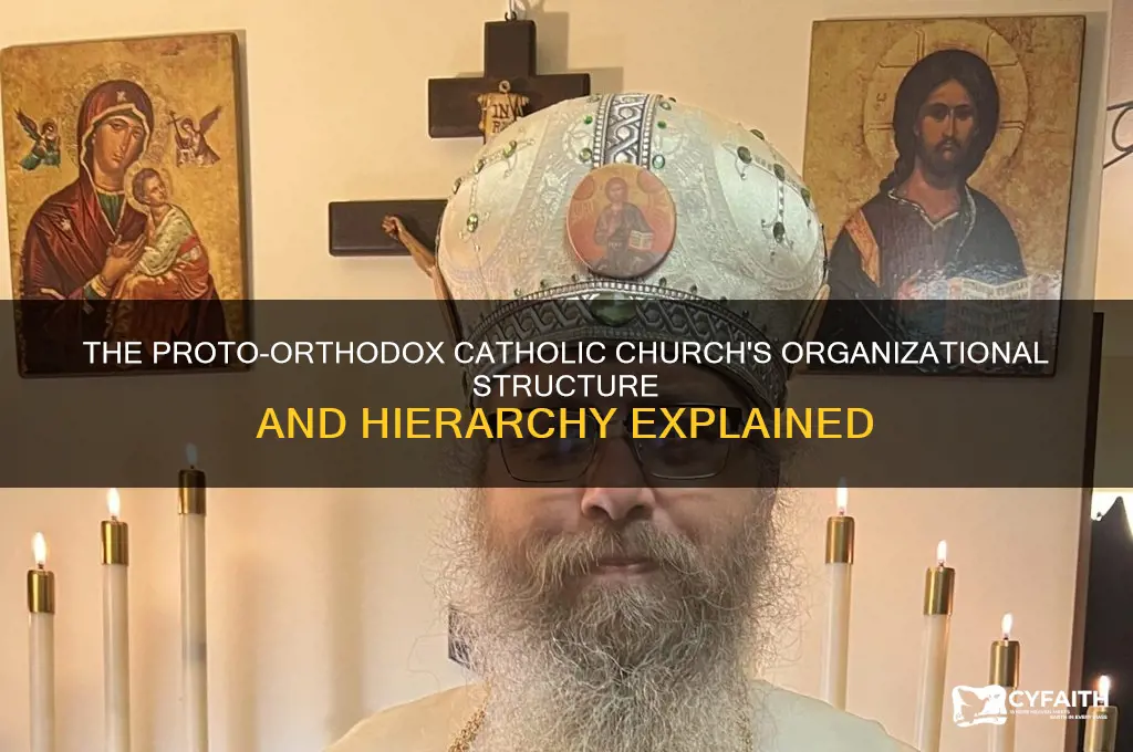 how was the proto-orthodox catholic church organized