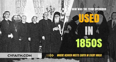 Orthodox in the 1850s: Unraveling the Term's Historical Usage and Meaning