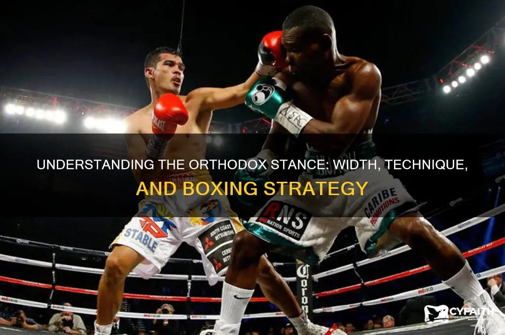 how wide is orthodox stance