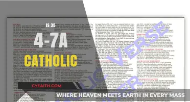 Exploring the Catholic Identity of 35 4-7a: Fact or Fiction?