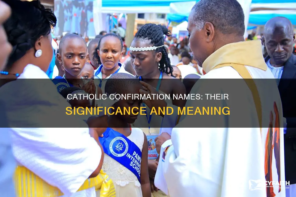 is a confirmation a catholic name