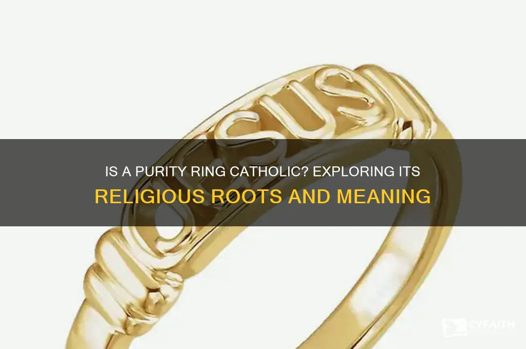 is a purity ring catholic