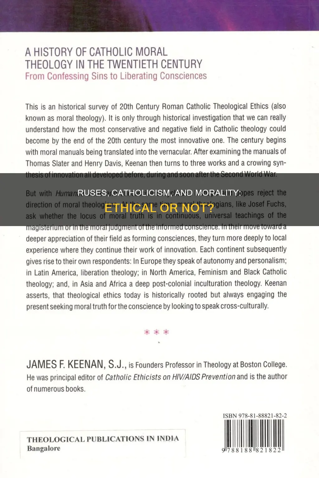 is a ruse ethical in catholic moral theology
