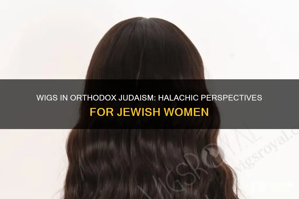 is a wig okay for orthodox jewish women