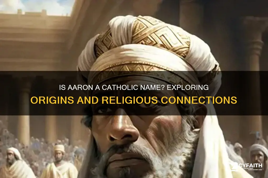 is aaron a catholic name