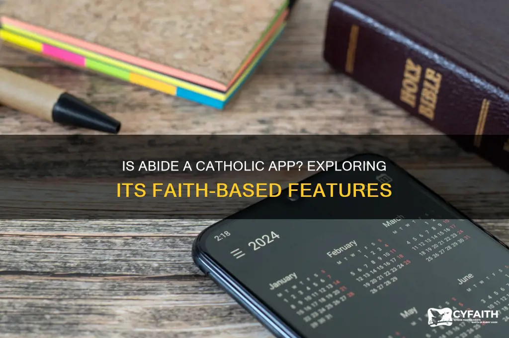 is abide a catholic app