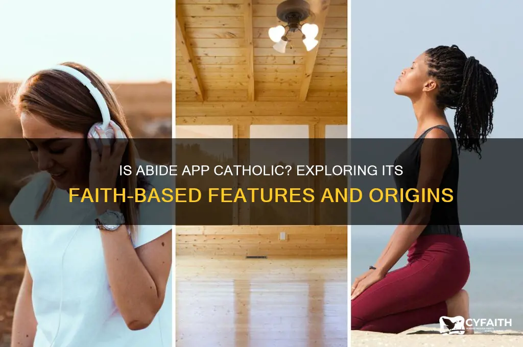 is abide app catholic