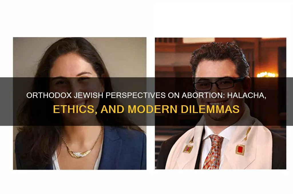 is abortion allowed among orthodox jews