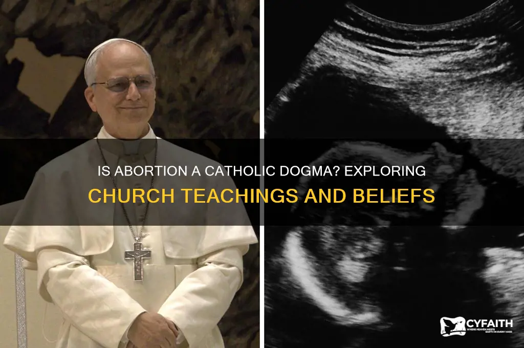 is abortion catholic dogma