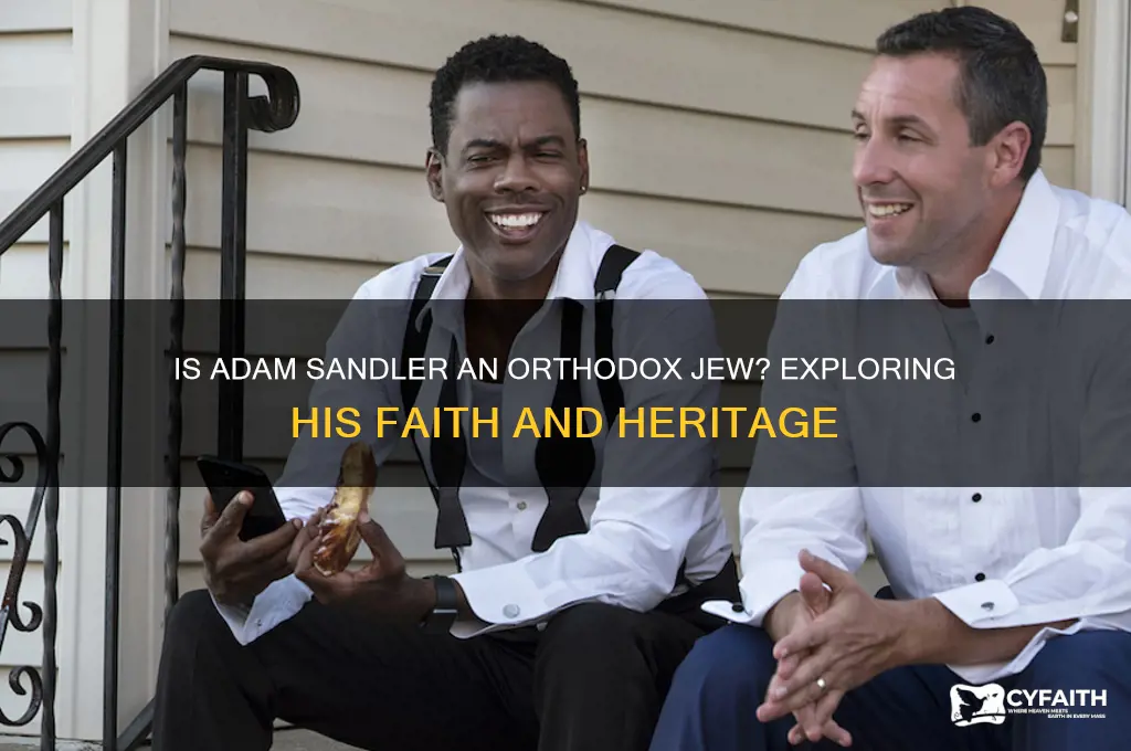 is adam sandler a orthodox jew
