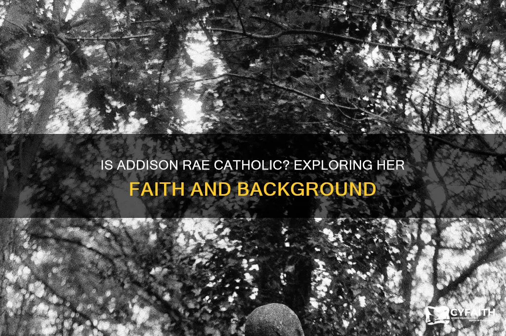 is addison rae catholic