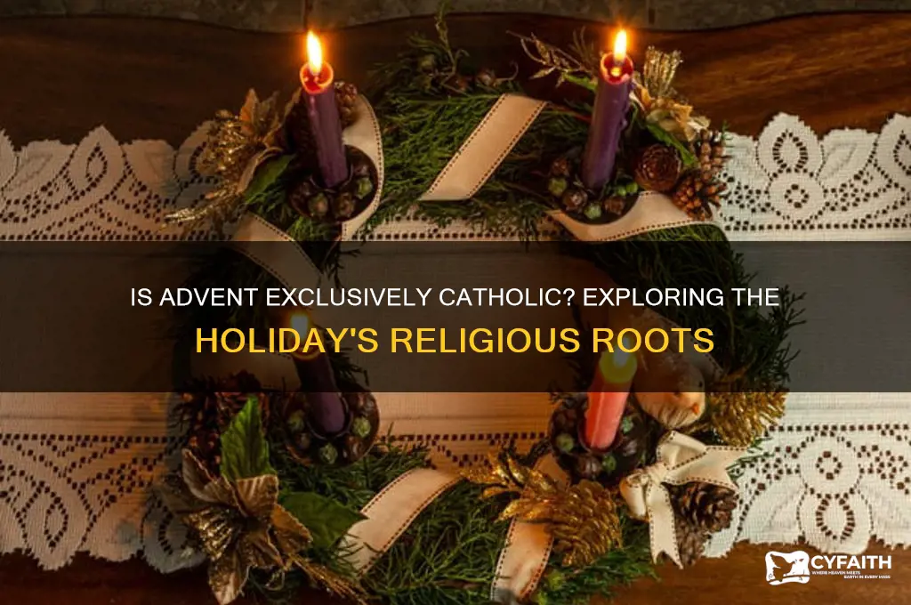 is advent a catholic holiday