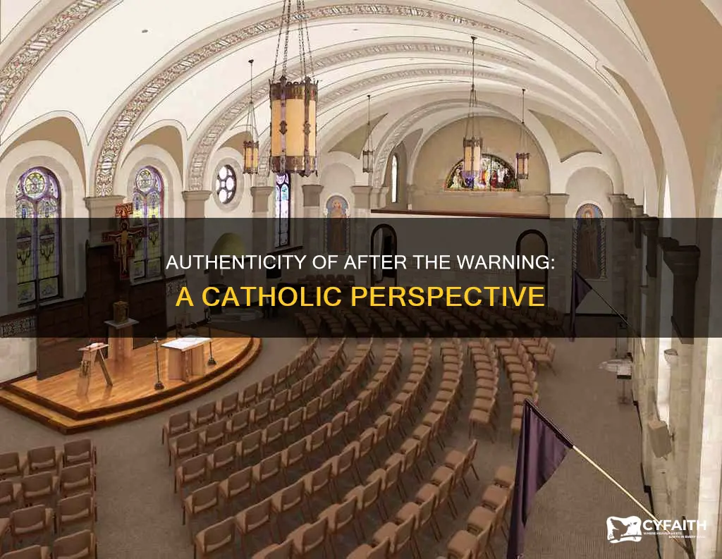 is after the warning authentic catholic