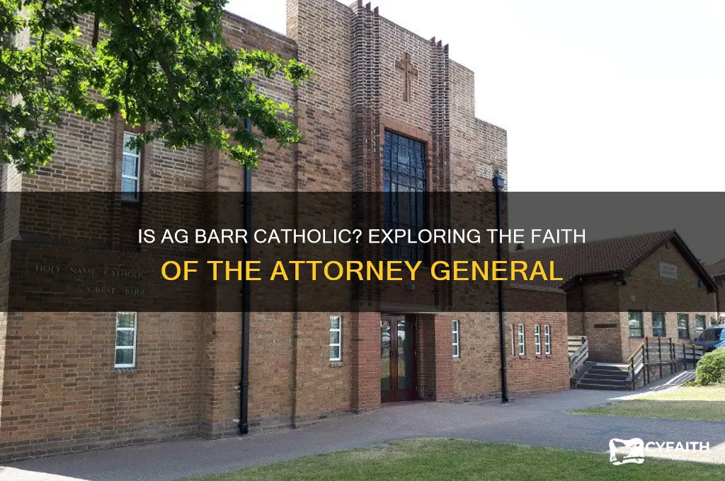 is ag barr catholic