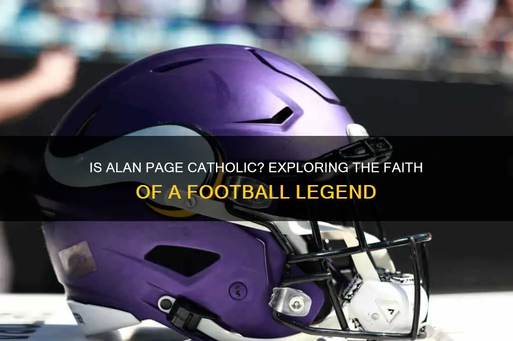 is alan page catholic