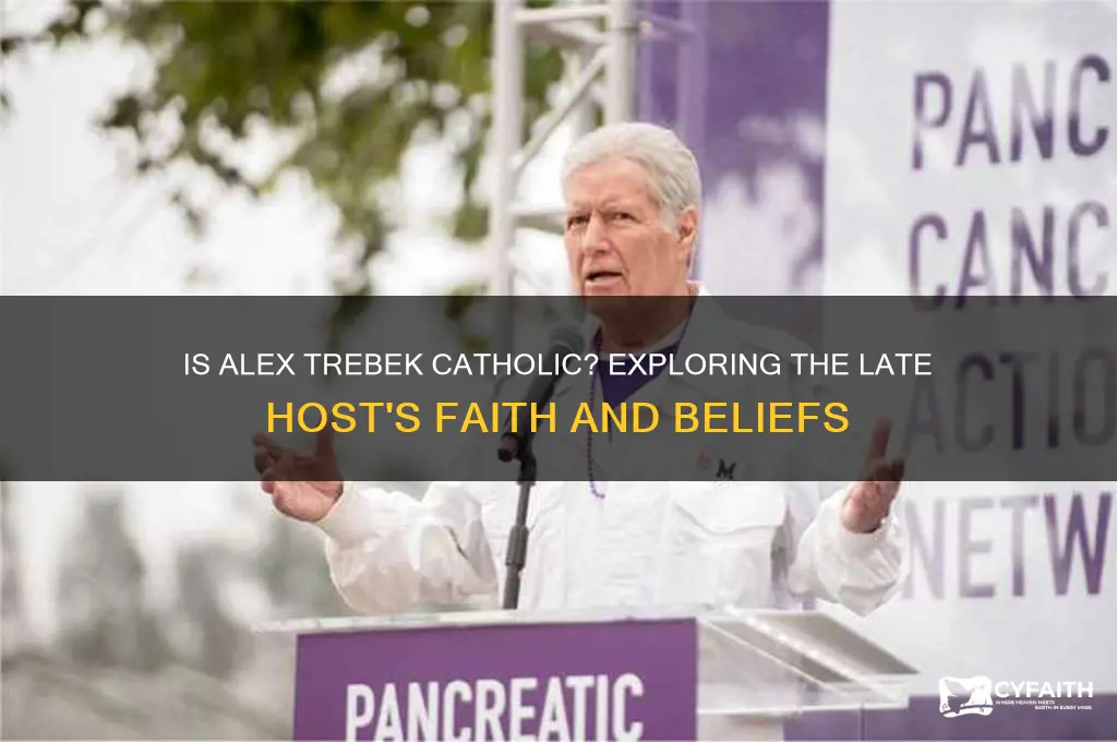 is alex tebek catholic