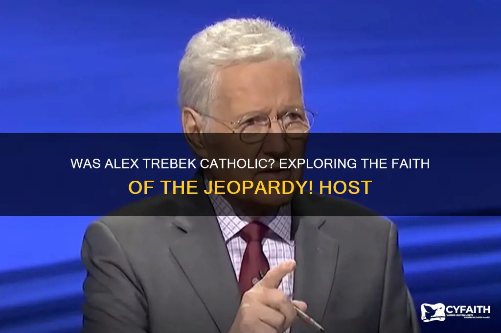 is alex trebeck catholic