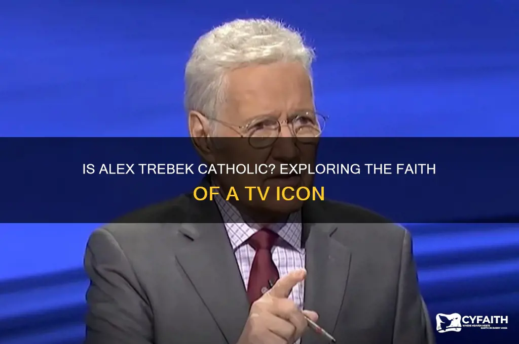 is alex trebek a catholic