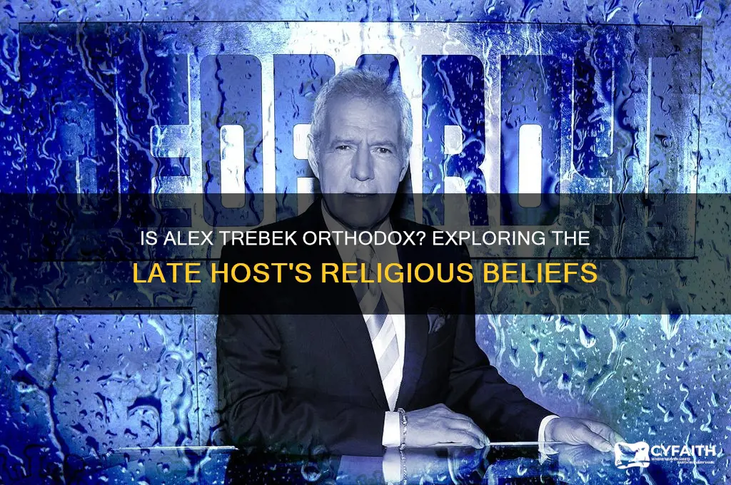 is alex trebek orthodox