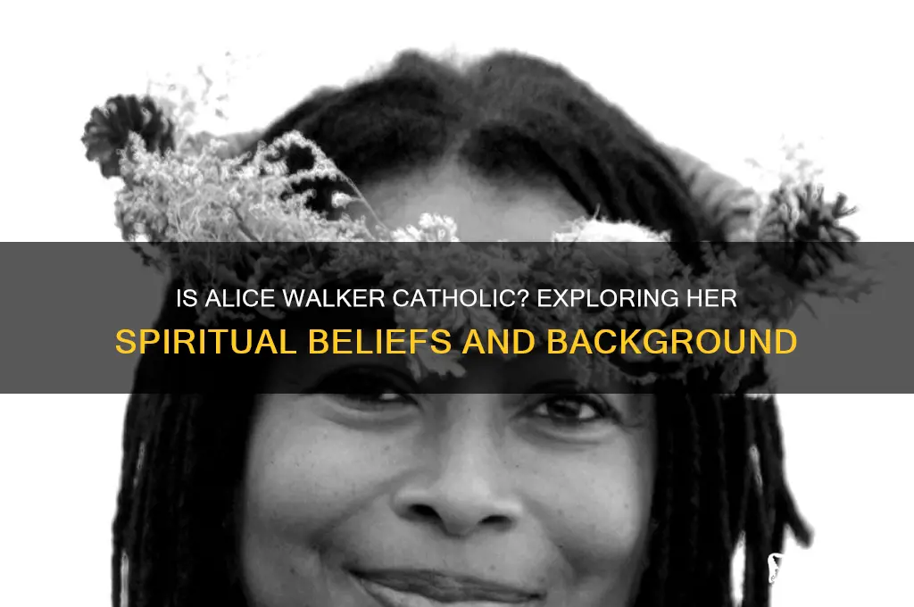 is alice walker catholic