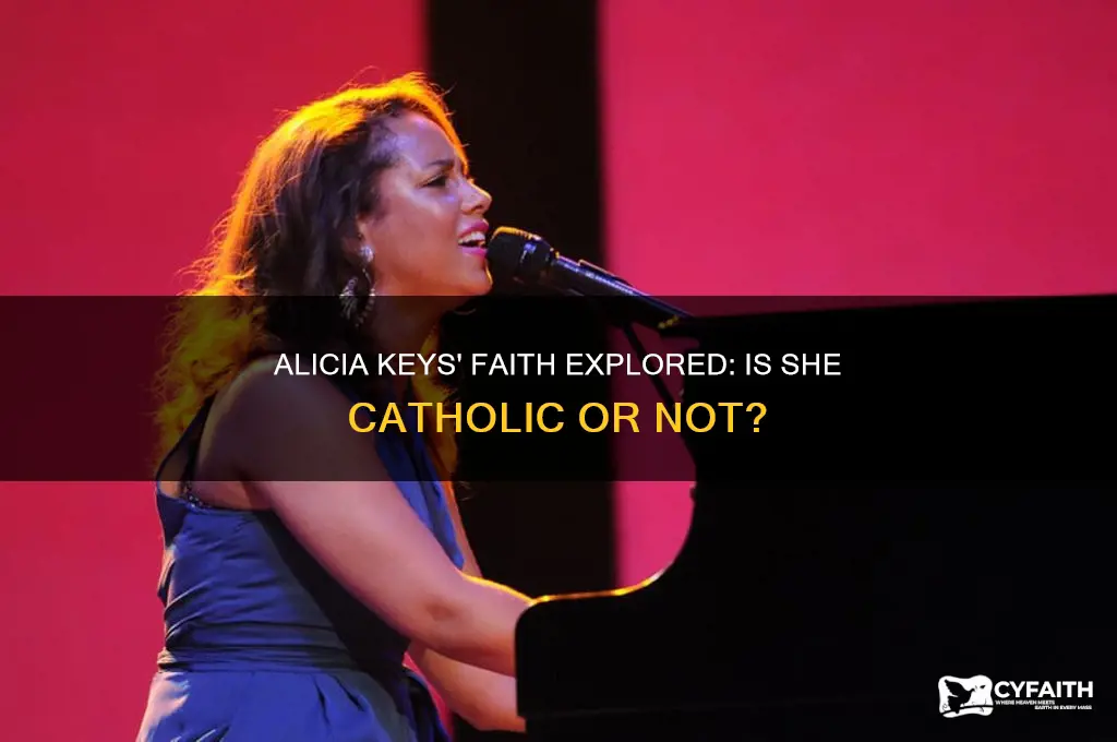 is alicia keys catholic
