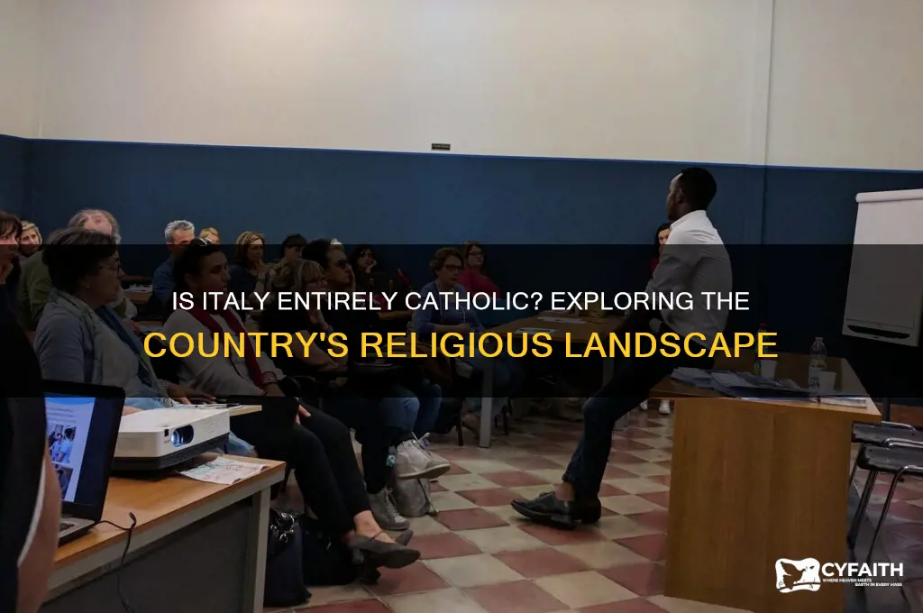 is all of italy catholic