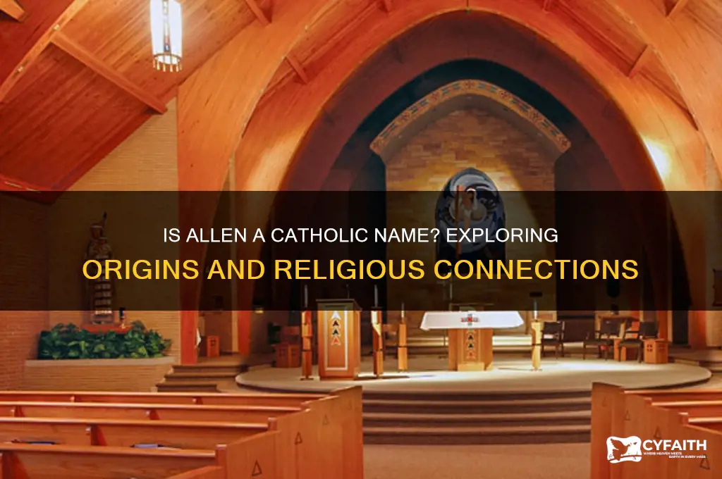 is allen a catholic name