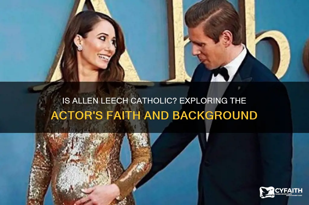 is allen leech catholic