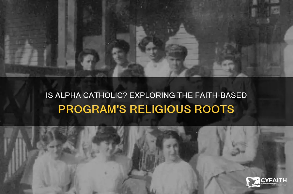 is alpha catholic