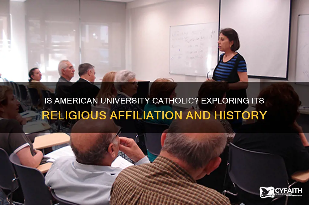 is american university catholic