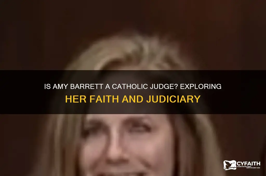 is amy barrett catholic judge