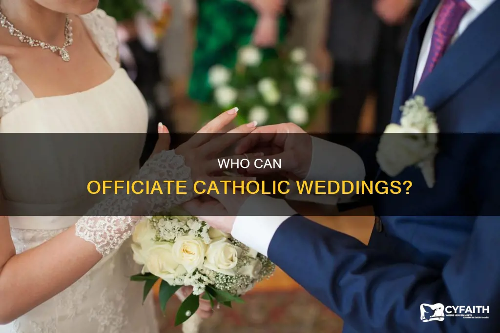 is an officiant required for catholic marriage