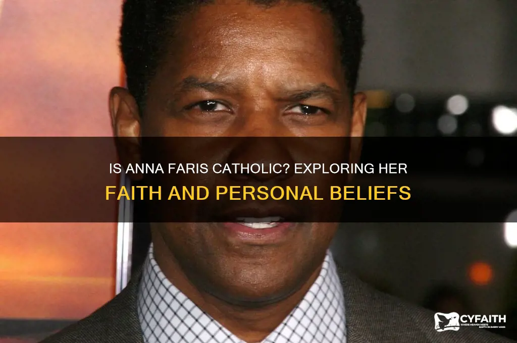 is ana faris catholic