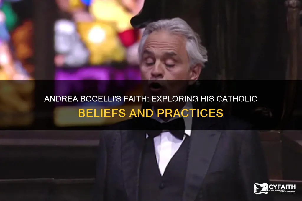 is andrea bocelli a catholic