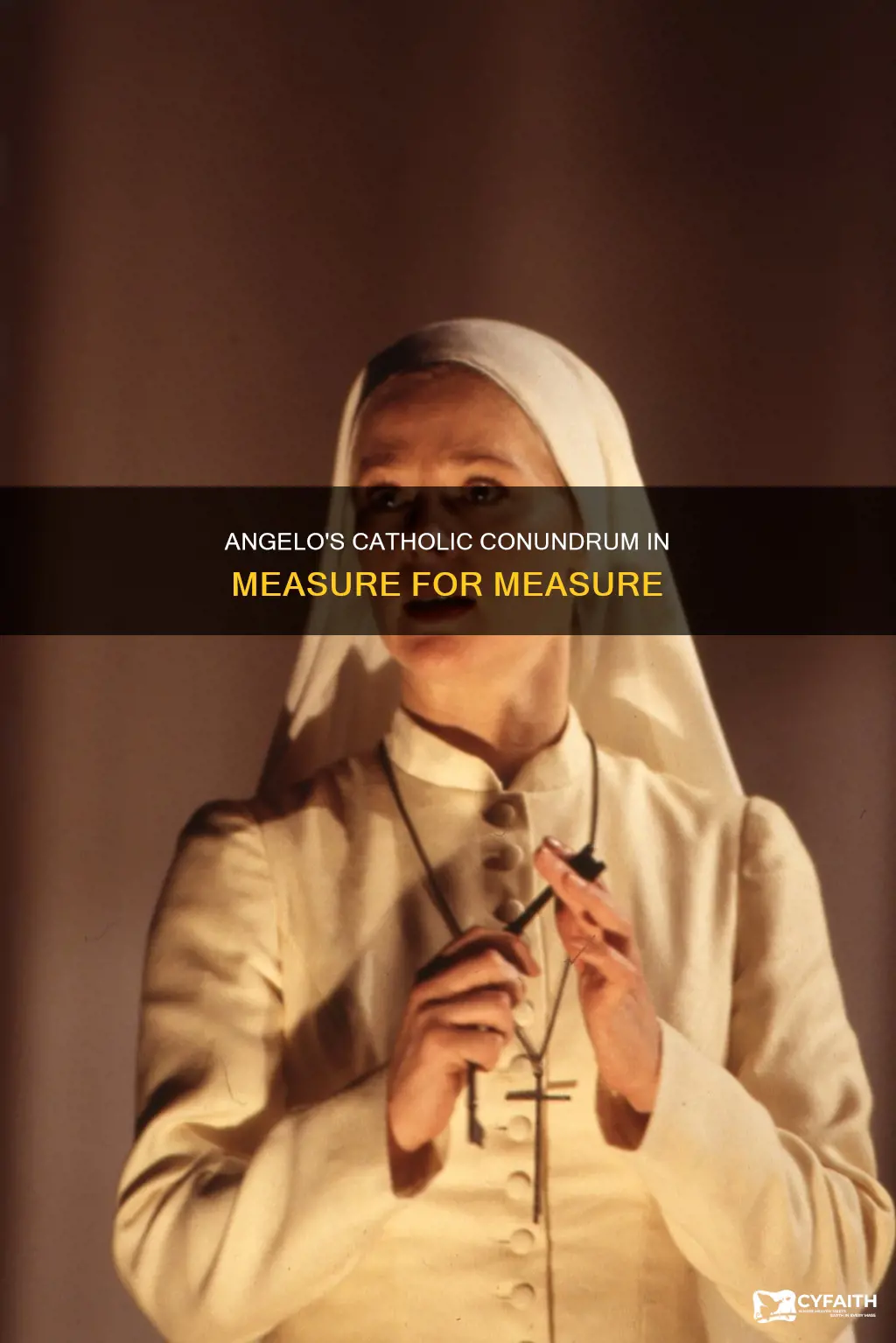 is angelo catholic measeure for measure