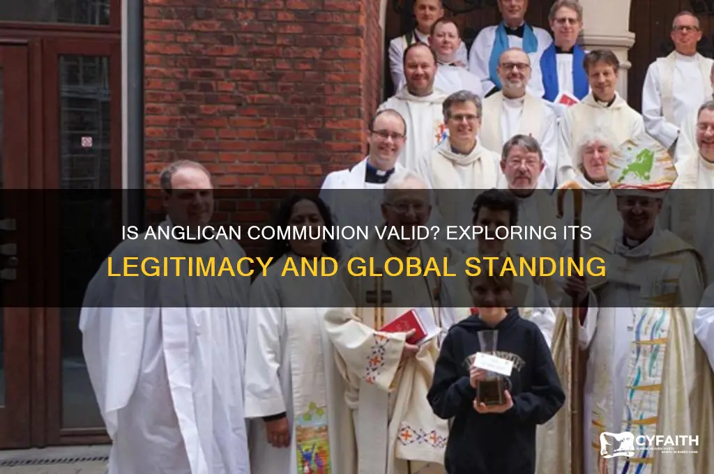 is anglican communion valid