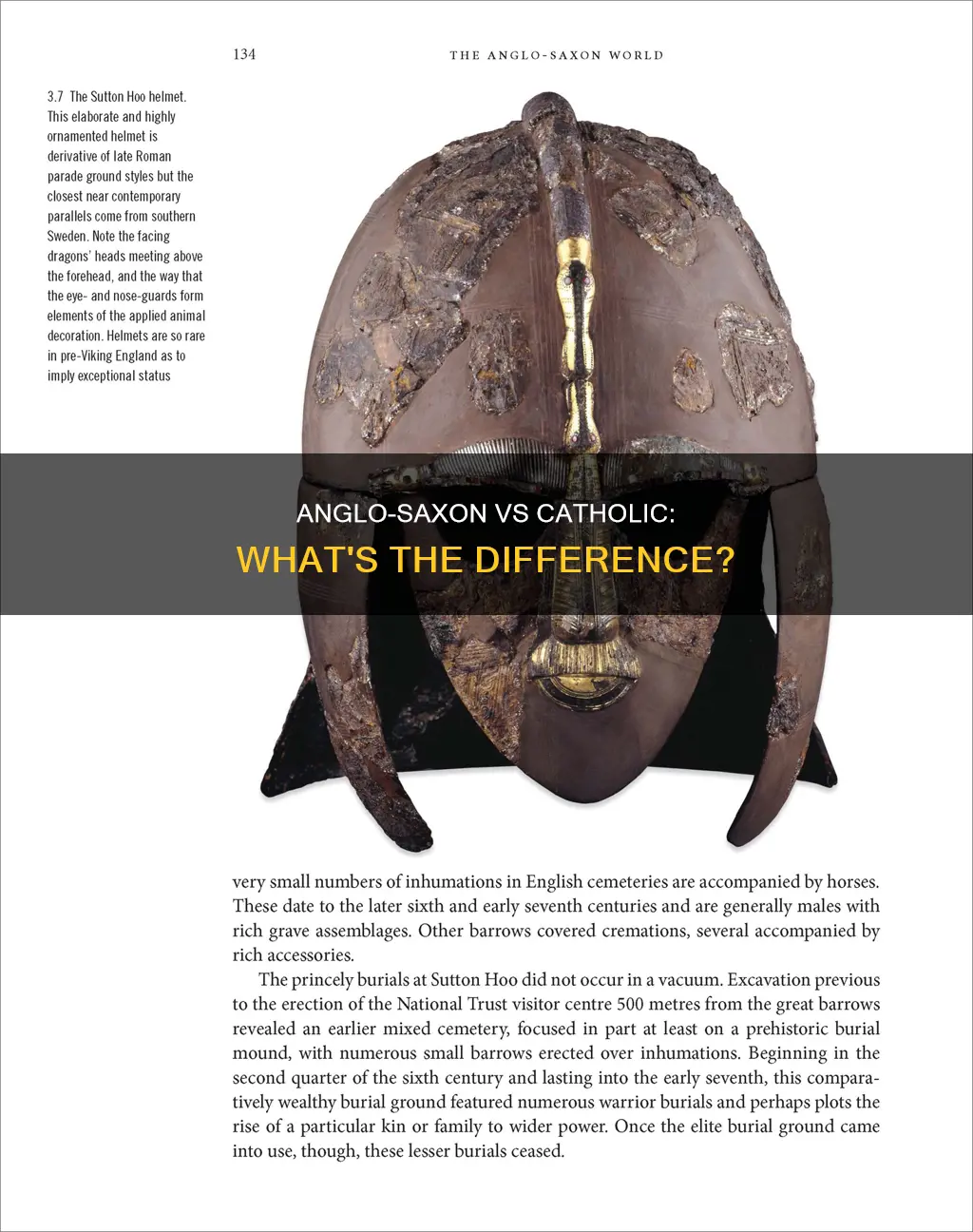 is anglo saxon the same as catholic